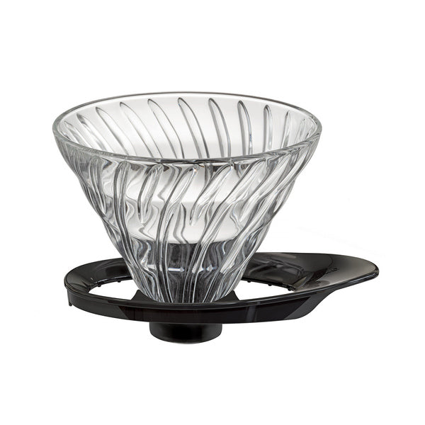 Hario V60 Glass Drip 02 - Black - Coffee Annan 
