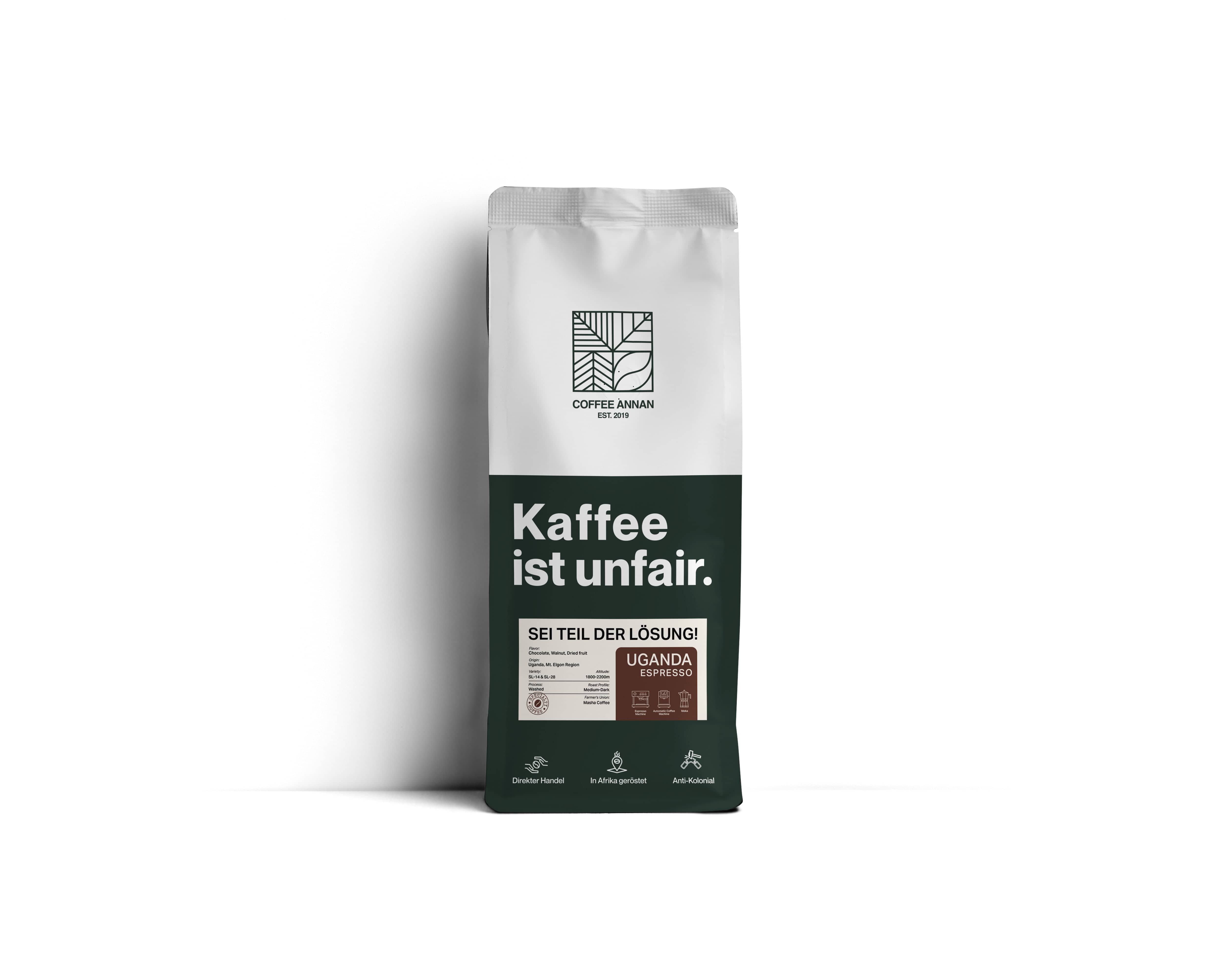 UGANDA | Specialty Coffee | Espresso Roast - Coffee Annan 